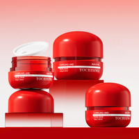 Emballages pour soins de la peau, pots à crème et bouteilles en plastique avec couvercles à vis 100g/50g pour crème pour les yeux et lotion, usage cosmétique