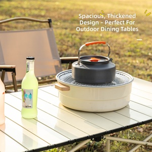 <span class=keywords><strong>Tavolo</strong></span> da Campeggio <span class=keywords><strong>Pieghevole</strong></span> in Acciaio al Carbonio, Scrivania Portatile per Spiaggia e Picnic, <span class=keywords><strong>Tavolo</strong></span> Minimalista da Giardino - Product Image 5
