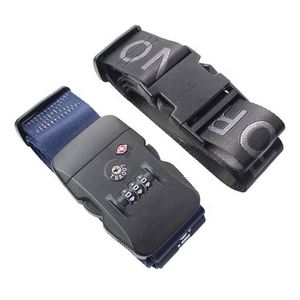 2024 Custom Logo TSA Backpack Adjustable Luggage Belt Quality Travel Bag Accessory Featuring Sublimation Webbing Bag Accessory - Product Image 2