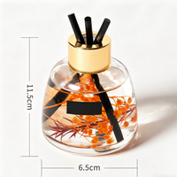 Diffuseur d'arôme floral sans flamme pour voiture, 120 ml, longue durée, type siège, pour intérieur de véhicule