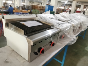 Parrilla Comercial <span class=keywords><strong>de</strong></span> Piedra Volcánica <span class=keywords><strong>de</strong></span> 57.6MJ con Válvula <span class=keywords><strong>de</strong></span> Baja Presión y 2 Quemadores para Restaurante Coreano o Puesto <span class=keywords><strong>de</strong></span> Comida - Product Image 6