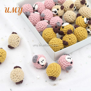 Mini cuentas <span class=keywords><strong>de</strong></span> <span class=keywords><strong>ganchillo</strong></span> hechas a mano, animales para Baby Shower - Product Image 2