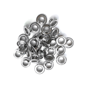 6 mm * 12 mm * 6 mm Khoen lỗ kim loại đinh tán da cường độ cao lỗ thông gió bạc tán vải dây lỗ khóa - Product Image 1