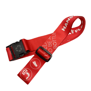 Correa de Equipaje Ecológica de Poliéster Reciclado RPET con Hebilla de Plástico y Deslizador Ajustable, Cinturón de Sujeción para Bolsas de Viaje - Product Image 1