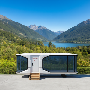 A7 Casa Container Prefabbricata Capsula Spaziale Unità SOHO Area di Lavoro Design Moderno Resistente a Terremoti/Vento Ufficio Mobile Pod - Product Image 2