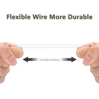 3ft USB à Type C 3A Câble de charge rapide Câbles de données USB Adaptateurs de code de fil pour Android Samsung Accessoires mobiles