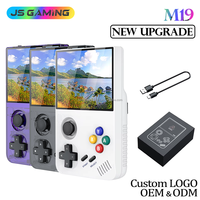 Consola de Juegos Retro JSgaming M19, Pantalla IPS de Alta Definición de 3.5 Pulgadas, 20000 Juegos Integrados, 3D, Regalo para Niños