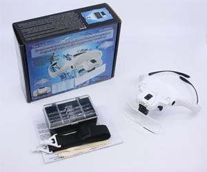 NO.9892B1 नई सिर शीशा चश्मा ताल के साथ प्रकाश का नेतृत्व किया - Product Image 6