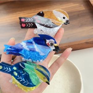 Yi YHJ مشبك شعر نسائي بتصميم طائر كبير لطيف وممتع من مادة PVC، مشبك شعر بتصميم مخصص مع تسليم سريع - Product Image 5