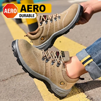 Chaussures de sécurité avec embout en acier anti-écrasement et plaque anti-perforation, bottes de travail de sécurité, chaussures de protection pour la construction industrielle