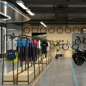 Étagères d'exposition pour vêtements de vélo Kainice, présentoirs pour équipements sportifs de cyclisme, accessoires, mobilier pour l'aménagement intérieur des magasins - Product Image 1