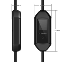 Chargeur de voiture électrique domestique BOMERN EVSE 16a, chargeur EV GBT 3,5 kw pour VW ID4 BYD, chargeur EV portable