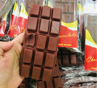 Jouets anti-stress tendance en forme de barre de chocolat souple, à montée lente, en PU réaliste, jouets à presser en forme de bonbon, vente en gros