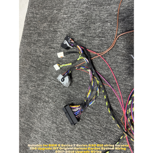 ชุดสายไฟ G12 G30สำหรับ BMW 5 <span class=keywords><strong>7</strong></span> ID6อัพเกรดเป็น ID7โรงงานระบบสายไฟฮาร์แมนคาร์ดอนสายอัพเกรด2017- 2019 - Product Image 6