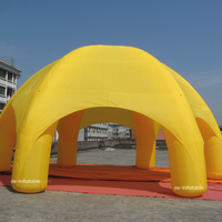 Tente araignée gonflable, dôme gonflable multi-arches, abri gonflable portable pour événements, promotion et activités en salons professionnels