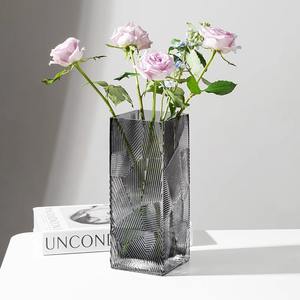 Florero Moderno de Vidrio Transparente para Mesa, Hidroponía, Sala de Estar, Florero Minimalista - Product Image 3