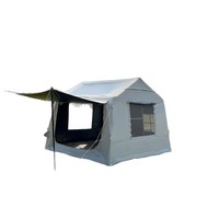 Tente gonflable 8 personnes, auvent extérieur combiné, entièrement automatique, une chambre, un salon, tente de camping familiale quatre saisons en Oxford