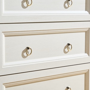 Farmhouse <b>6</b> <b>Drawer</b> Dresser Wood Rustic Wide Chest Storage Organizer for Bedroom Living Room - Product Image 6