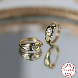 Pendientes de Plata de Ley S925, Pendientes de Aro Creativos y Personalizados - Product Image 2