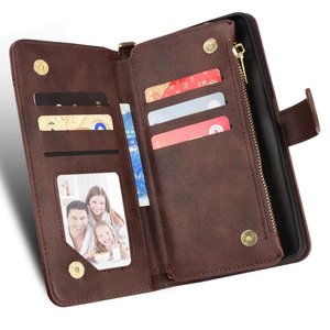 Funda de cuero PU con cierre de cremallera para teléfono <span class=keywords><strong>TCL</strong></span> <span class=keywords><strong>20</strong></span> <span class=keywords><strong>SE</strong></span> - Product Image 4