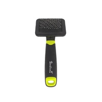 Imilive Vente en gros Chien Chat Pet Slicker Brosse en plastique Fluffy Toilettage Outils pour nettoyer et enlever les cheveux lâches Styling