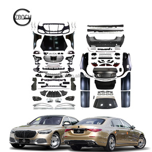 W221 à W223 Bodykit pour 2007 + <span class=keywords><strong>Mercedes</strong></span> <span class=keywords><strong>Benz</strong></span> W221 classe S S430 S600 S550 S300 <span class=keywords><strong>S650</strong></span> mise à niveau W223 <span class=keywords><strong>Maybach</strong></span> pare-chocs de voiture avant arrière - Product Image 1
