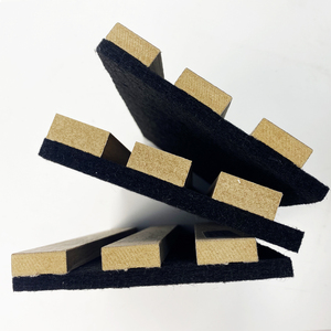 Panneaux acoustiques muraux en <span class=keywords><strong>bois</strong></span> MDF insonorisés, lattes <span class=keywords><strong>de</strong></span> <span class=keywords><strong>bois</strong></span> <span class=keywords><strong>de</strong></span> 20 mm, <span class=keywords><strong>placage</strong></span> <span class=keywords><strong>bois</strong></span> pour hôtel, bureau, studio d'enregistrement, vente en gros - Product Image 2
