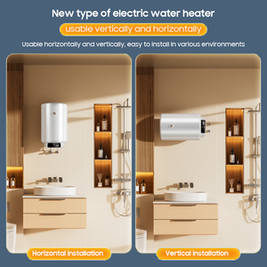 Calentador de Agua Eléctrico de Pared de 30-100 Litros, <span class=keywords><strong>Precio</strong></span> de Fábrica, Carcasa Metálica, Tanque Esmaltado con Termómetro para Uso Doméstico - Product Image 5