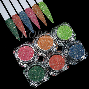 Brillo de Titanio Ultrafino Deslumbrante, Brillo Multicolor Reflectante para Uñas, Polvo de Brillo para Arte de Uñas Altamente Pigmentado, Inorgánico - Product Image 4