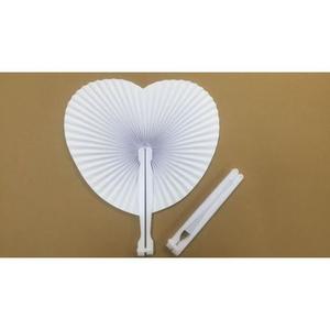 Abanico Plegable Redondo de Papel Blanco con Diseño de Amor Europeo-Americano Exclusivo <span class=keywords><strong>para</strong></span> Bodas, con Técnica de Impresión <span class=keywords><strong>para</strong></span> Publicidad - Product Image 2