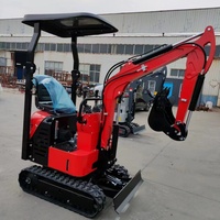 Mini-excavatrice Catapiller de 1 tonne fabriquée en Chine, fabricant d'excavatrices multi-usages, nouvelle excavatrice