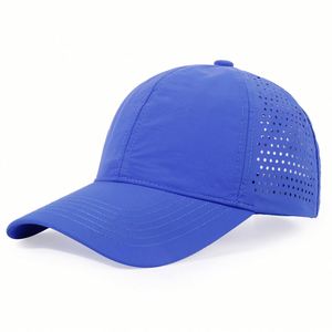 Wholesale Manufacturer Unisex Quick Drying Laser Cutting Hole Drilled Baseball <b>Waterproof</b> <b>Hat</b> for Men - Product Image 5