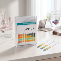 Kit de test de pH 0-14 pour piscine, spa, aquarium, réservoir à poissons, urine, salive, boissons, kit de test de pH sur papier pour la fabrication de savon