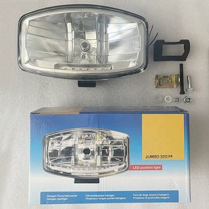 Jeu de Projecteurs Avant Halogènes Poids Lourd 24V avec Ampoules <span class=keywords><strong>H7</strong></span> + Veilleuse LED <span class=keywords><strong>Jumbo</strong></span> 320 FF pour SCANIA VOLVO MAN RENAULT - Product Image 6