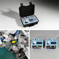 Testeur de résistance CC pour transformateur électrique à double baldaquin, machine portable d'essai de résistance des enroulements