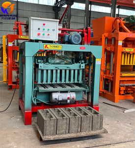 Macchina Mobile per la Produzione di Mattoni 4-35B + Macchina per Blocchi ad Alta Resistenza, Telaio in Acciaio Durevole per <span class=keywords><strong>Lavoro</strong></span> Continuo 24/7 - Product Image 1
