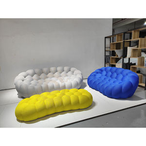 Canapé de Salon Créatif en Tissu Maille Alvéolé, Housse Complète Douce, Fauteuil Paresseux de Vacances et de Loisirs - Product Image 1