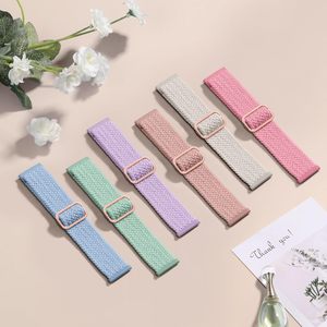 有货 软质尼龙编织弹性表带，适用于 <span class=keywords><strong>Fitbit</strong></span> Sense/<span class=keywords><strong>Fitbit</strong></span> <span class=keywords><strong>Versa</strong></span> <span class=keywords><strong>3</strong></span>/ <span class=keywords><strong>Versa</strong></span> 4/ Sense 2 - Product Image 6