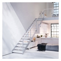 Alphalucasa — escalier d'intérieur droit et personnalisé, Design pour escaliers Mono, en métal