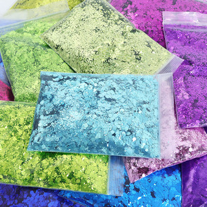 กลิตเตอร์สีผสมขนาดใหญ่ 50 กรัม สีแพลตตินั่มโรส ประกายวิบวับ สำหรับงานประดิษฐ์แก้วสองชั้น DIY - Product Image 3