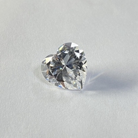 HQ Gems Hand Make Heart Cut Zirconia Stone Fabricants White 5A Pierres de zircone cubique en vrac en vente