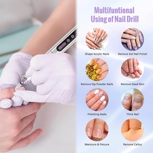 Taladro Eléctrico Inalámbrico para Uñas, Máquina de Manicura Portátil en Forma de Bolígrafo, Lima de Uñas Recargable para Salón y Uso Doméstico - Product Image 3
