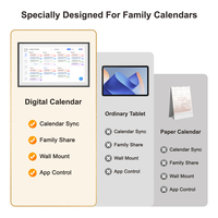 Calendario con Pantalla Táctil Basado en la Web, Reproducción de Video para Programar Tareas, Planificación de Eventos, Sincronización en la Nube, Recordatorios Automatizados (Pantalla)