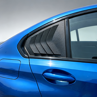 Couvre-fenêtre triangulaire latérale en ABS aspect fibre de carbone, installation par ruban adhésif, compatible BMW G20 Série 3 2019+, Racing