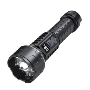 Multifunctional Outdoor Camping Flashlight Rechargeable Led Light Portable Handheld With Digital Display For Hiking And - Product Image 1