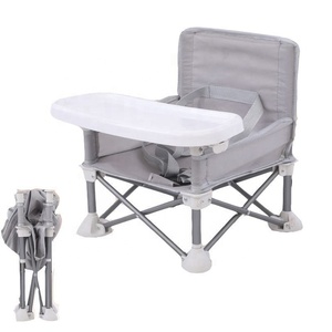 <span class=keywords><strong>Chaise</strong></span> <span class=keywords><strong>haute</strong></span> légère et portable <span class=keywords><strong>pour</strong></span> bébé avec sangles de sécurité et double plateau d'alimentation, siège de repas <span class=keywords><strong>pour</strong></span> bébé - Product Image 1