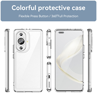 Étui de téléphone antichoc de luxe étui mobile pliant en acrylique dur transparent pour Huawei Nova 11 Nova 11 Pro Ultra