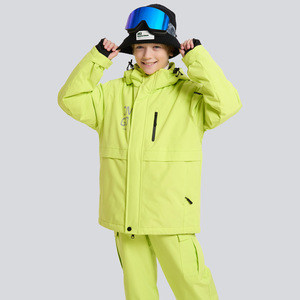 Conjunto de Traje de Esquí para Niños Kuangjian, Chaqueta y Pantalones de Esquí Impermeables con Acolchado Térmico de 20.000 mm para Niños y Niñas - Product Image 2