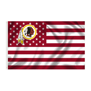 Bannière de haute qualité 3x5 pieds Personnalisée <span class=keywords><strong>Meilleur</strong></span> prix Polyester Drapeaux de l'équipe de la <span class=keywords><strong>NFL</strong></span> Washington Commanders Redskins - Product Image 3