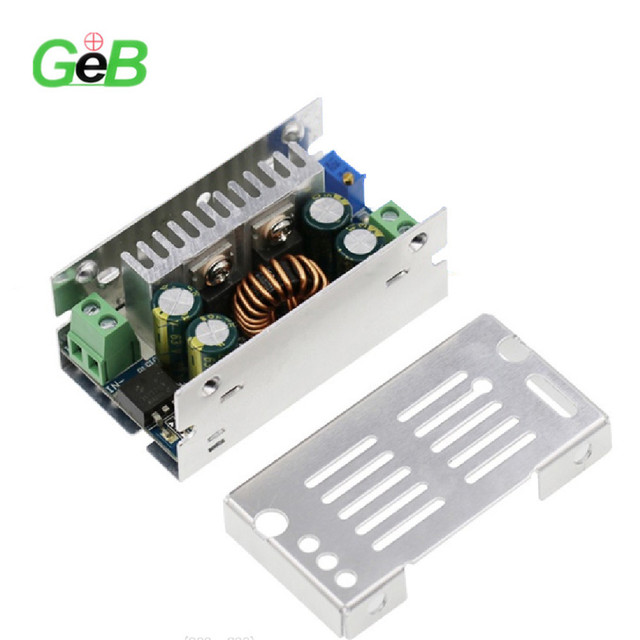 GEB DC-DC Adjustable Step-down High Efficiency Power Module 48V 36V to 24V 19V 15V 12V 9V 5V 3V Power Module 15A Buck Converter